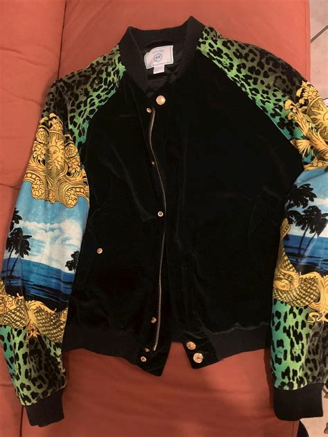 Versace Versace x HM Kanye West Velour Bomber Jacket 